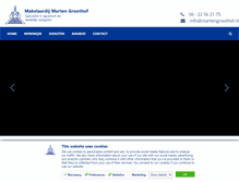 Tablet Screenshot of martengroothof.nl